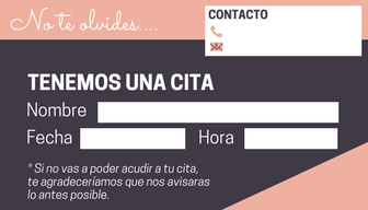 Recordatorio de Cita 1