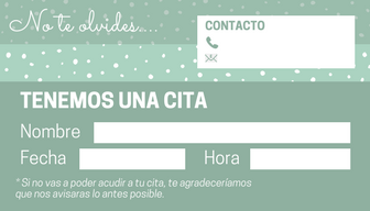 Recordatorio de Cita 2