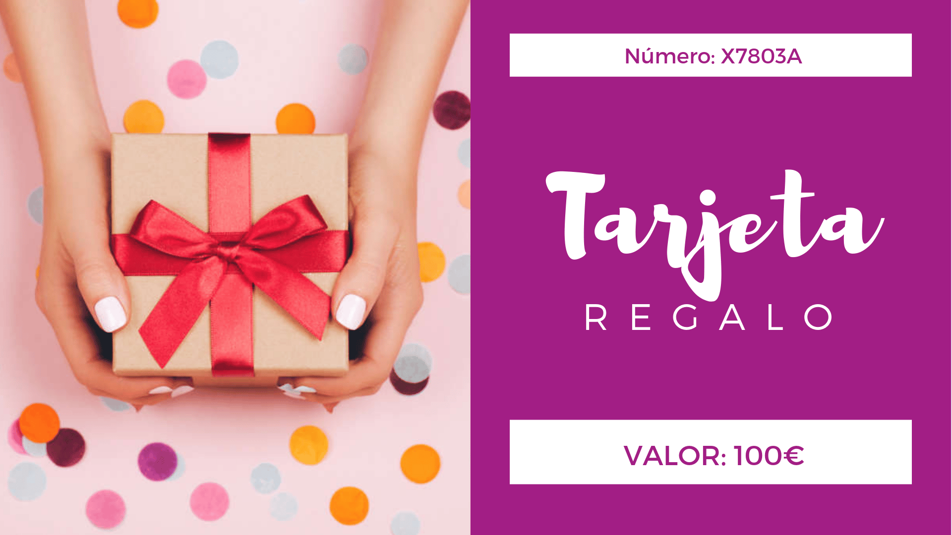 ejemplo tarjeta regalo