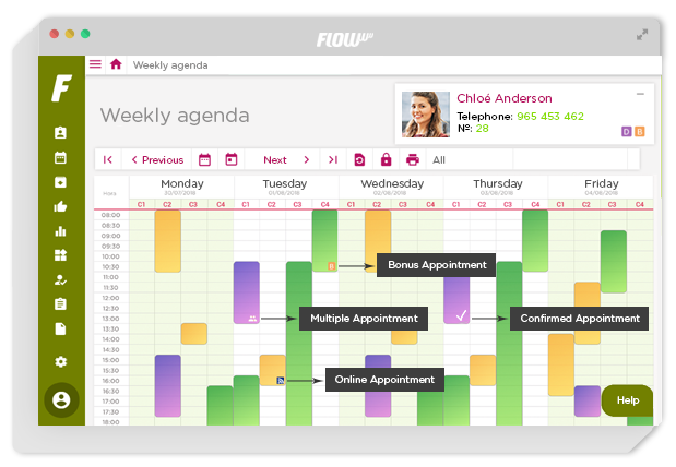 management software for aesthetics and beauty centers - Management for clinics - agenda online
