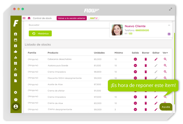 software de gestión para clínicas de estética y belleza - gestión para clínicas - control de recursos