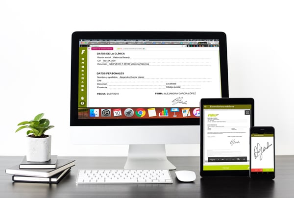 Firma digital -  App de gestión - Software de gestión para estética