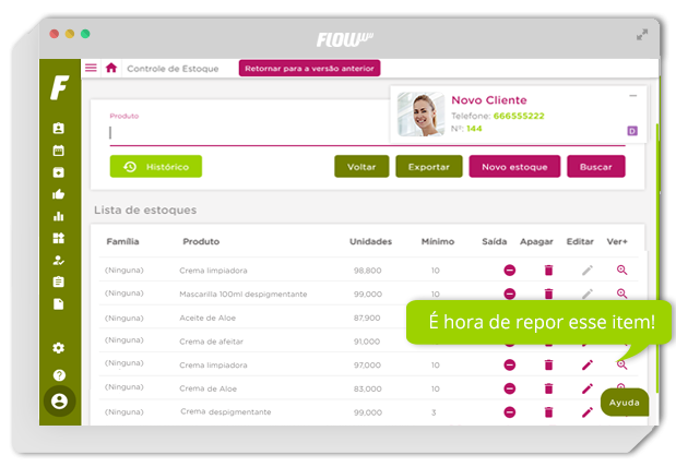 Controle de Recursos - Estoque e Equipe