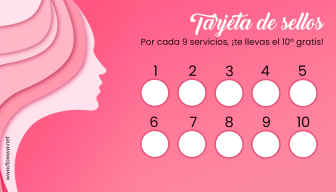 Tarjetas punch de sellos_pack de marketing FLOWww_peluqueria y belleza