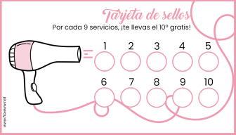 Tarjetas punch de sellos_pack de marketing FLOWww_peluqueria2